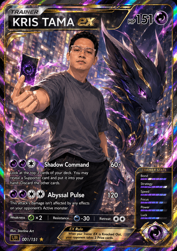 Prompt Kartu Trainer Anime Premium AI